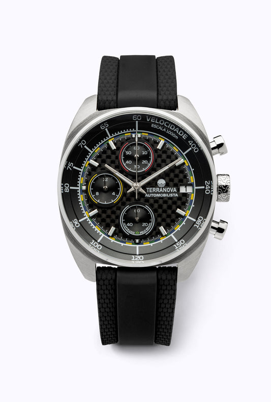 Automobilista Carbono - Pulseira em Borracha - Ref. TNA 04.1